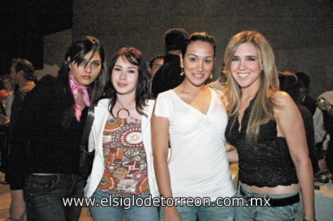 Diana Dabdoub, Ana Urby, Mariel Aguilar y Ana Laura Treviño