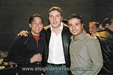 Pablo Cantu, Daniel Berumen y Luis Herrera