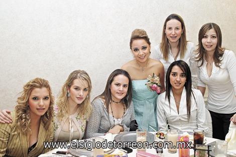 Kattia Villarreal, Karla Villarreal de Salazar, Brenda Baille de Villalobos, Tuty Valles Villarreal, Claudia Rosas, Daniela Garibay y Alejandra Álvarez