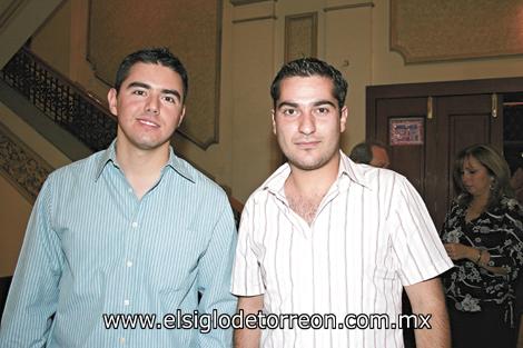 Osvaldo Landeros y Hermann Aguirre