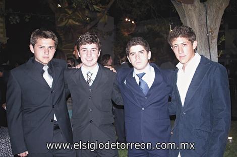Jaime Sifuentes, David Gutiérrez, Pablo Sáenz y Sergio Carlos