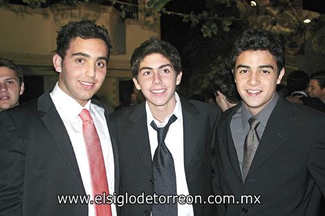 Andrés Anaya, Paco Gutiérrez y Raúl Garza
