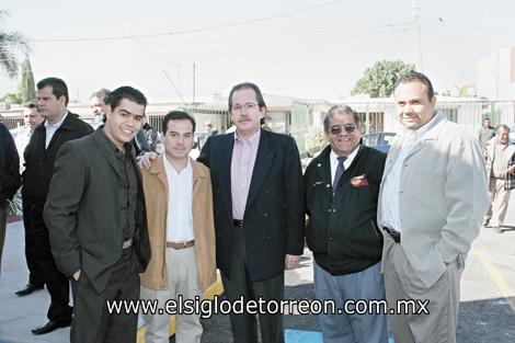 Carlos Ernesto Herrera Reza, Manuel Ramos Carrillo, Fernando Villalobos Máynez, Serafín Muñoz y José Arredondo Treviño
