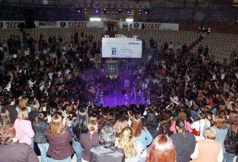 Así lució el Palenque de Gómez Palacio la noche del show.