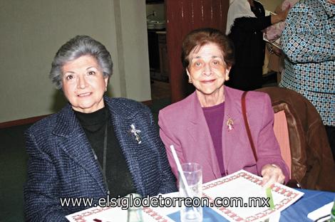 Anita Soberón y Eva G. de González