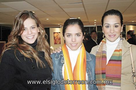Mariana Serna, Myriam Gurrola y Mariel Aguilar