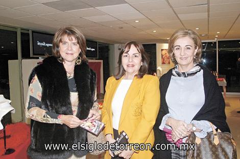 Susana González, Alejandra Leal y Lucrecia Martínez