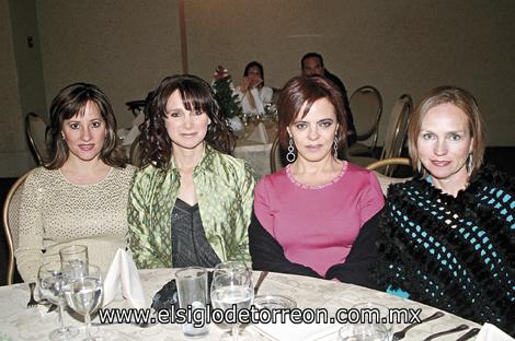Pilar de Marroquín, Estelita de Diez, Malú de Diez y  Pinita de Villarreal