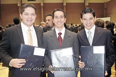 Jorge Manríquez, Alejandro López Amor y jorge Sánchez