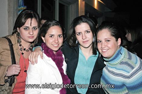 Mila, Cristy, Caro y Mariel