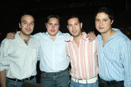04062006 
Carlos Carrillo, Óscar García, Isaac del Rivero y Kino Salas.