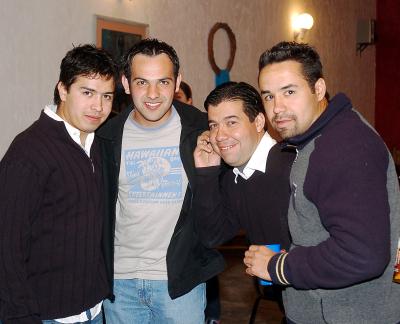 va_19022006 
Polo Reyes, Javier Martínez, Maury Guízar y Luis Flores.jpg