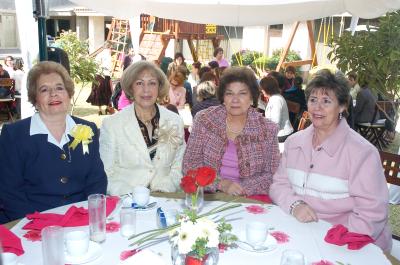 va_24022006 
Olga Calderón, Yolanda Pedroza, Victoria Acosta, Martha de Aguirre.
