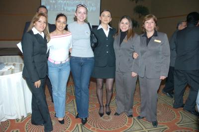 gr_26022006 
Rosa Ileana Carreón, Mayela Ortega, Astenef Perales, Alejandra Velazco, Lidia Gutiérrez y Cristina Garza