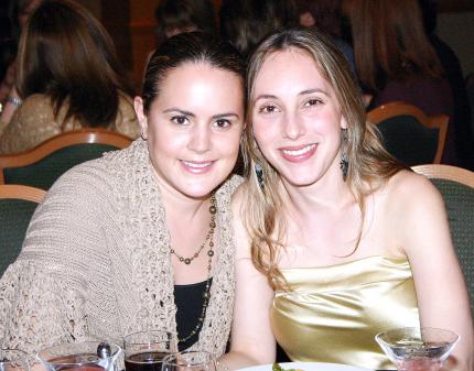 ch_10032006 
Brenda de Villalobos y Bárbara Berlanga.