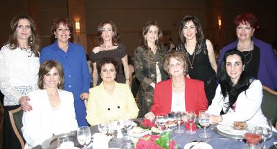 gr_15032006 
Nadia de Giacomán, Ale de Nahle, Hilda de Zarzar, Gaby de Herrera, Sonia de Kawas, Martha, Linda de Zarzar, Katia de Zarzar, Ethel Moreno y Carolina de Romo.