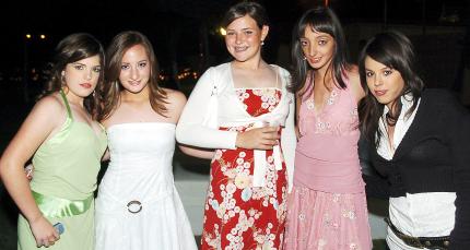 ch_28032006 
Cristina Villarreal, Jackie Miranda, Greta Von Bertrab, Sofía González y Melissa Rodríguez.
