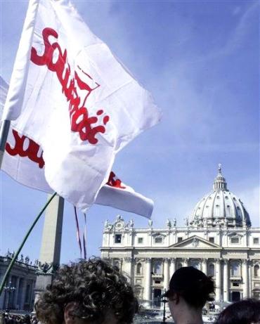 Primer aniversario de la muerte de Wojtyla