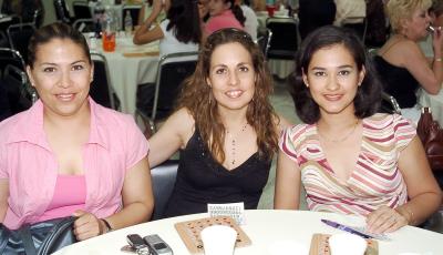 va_02042006 
Martha Alicia Aguirre, Sol Muñoz de Blanco y Claudia Piñera de Avelar.