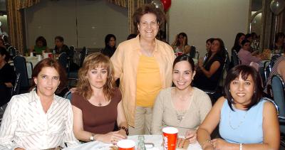 va_06042006 
Chiquis Facusseh, Violeta Ayup, Mayte Múzquiz, Zenorina Ramírez y María Elena Verano.