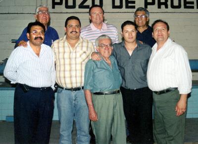 GR_09042006 
Sergio del Río Romero, Ricardo Plata Porres, Ramón Dávila Castruita, Jesús Carrera, Ildefonso Martínez, Ricardo Plata Martínez, Ricardo Plata Muñoz  y Felipe Islas Plata
