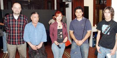 23042006 
Francisco Díaz, Plácido Castorena, Sandra Guerrero, Luis Lozano y Enver Jan Aguilar.