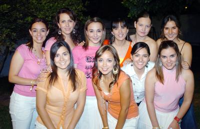 24042006 
Ely, Marthy, Tuty, Marcela, Helwe, Nereida, Lorena, Any y Yolanda asistieron a la despedida de Natalia Hinojosa.