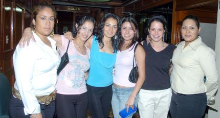 21052006 
Haydeé Guzmán, Tere García, Grisel Sustaita, Yazmín Varela, Yajaira Alcócer y Sarahí Mendoza