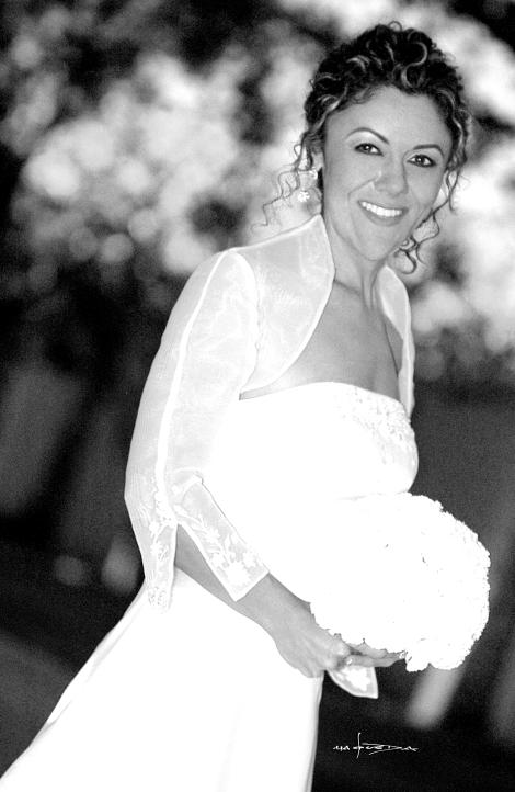 Srita. Patricia Borrego, el día de su enlace nupcial con el Sr. Daniel V. Malloy.
Estudio: Maqueda.