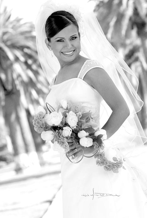 Srita. Rocío Camarena Rodríguez , el día de su enlace nupcial con el Sr. Oliver Azuara Linares.

Estudio: Maqueda.