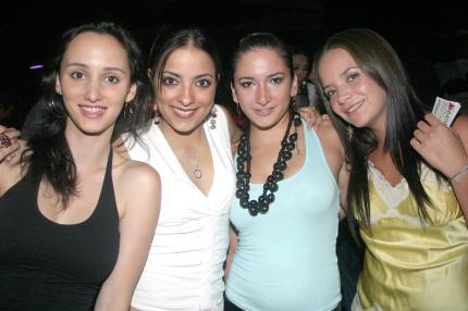 01072006 
Ángela Aguilar, Ileana del Río, Edna Garza y Marisú del Bosque.