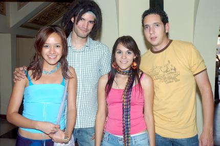 02072006 
Anaís Rincón, Édgar Valadez, Pamela Meraz y Carlos Briceña.