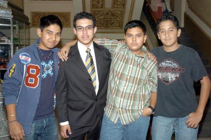 02072006 
Luis Ariel Juárez, Alan Delgado, Armando Villarreal y Tomás de Jesús Reyna.