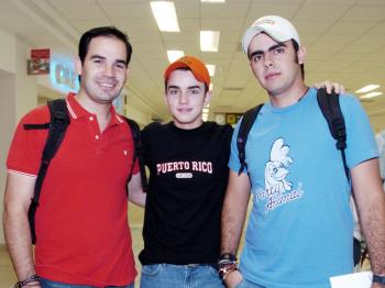 04072006 
Fernando Ramírez, Tomás y Alberto Campuzano viajaron a Alemania.
