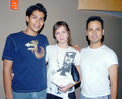 23072006 
Gustavo Palacios, Sandra Casale y Édgar Gurrola.