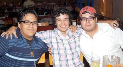 28072006 
Luis Gerardo Molina Jiménez, Marco Casas e Israel Sánchez