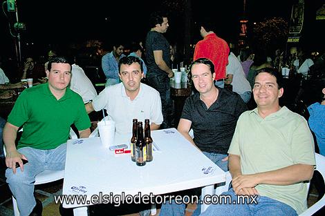 Manolo Miñarro, Gonzalo Pérez, Alejandro Córdoba y Ricardo Barriada.