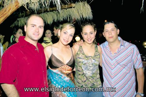 Polo González, Claudia Rueda, Tania Mansur y Ricardo Moreno.