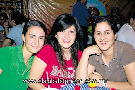 Maite López Negrete, Andrea Arriola y Marcela Dabdou.
