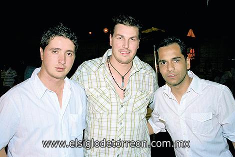 David Madero, Jan Miñarro y Roberto Ramírez.