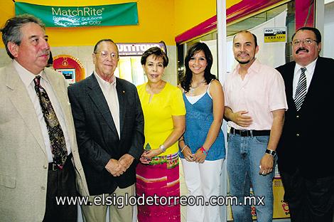 Rosendo Sifuentes, Leopoldo García Flores, María Teresa Rojas de Castañeda, Marifer Christophe, Mario López Escobedo y Eduardo Castañeda.