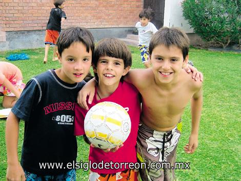 Diego, Daniel y Emiliano