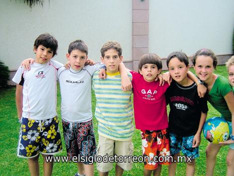 Mauri, Alonso, Chino, Daniel, Diego y Tite