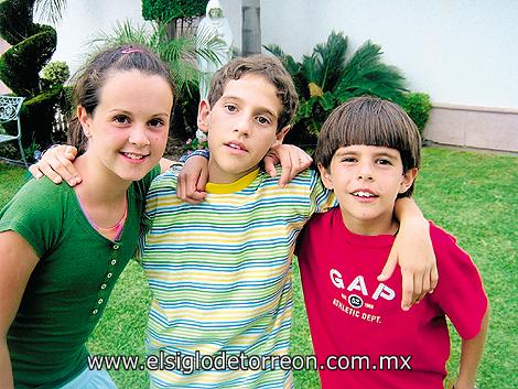 Tite, Chino y Daniel.
