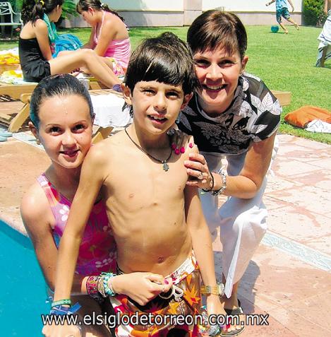 Tite, Daniel y Analu.