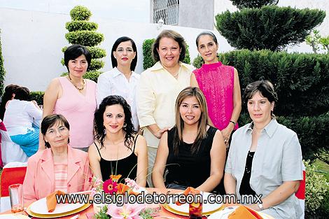 Lourdes González de Islas, Lety Leal Garza, Bety Ortiz, Ana Isabel Toraño, Laura González Dueñez y Tere García de Herrera.