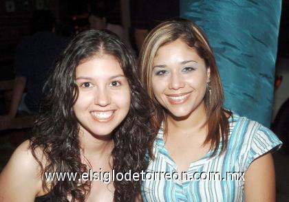 13082006 
Ana Velia Lozano y Paloma Serrano.
