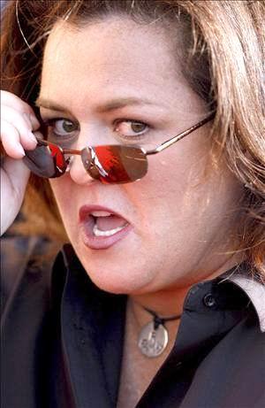 La actriz Rosie O'Donnell a su llegada