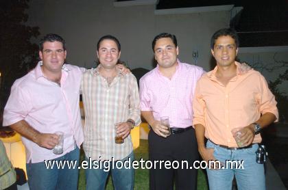 08092006 
Israel de Cayón, Manuel Villegas, Carlos Mijares y Pepe  Nahle.