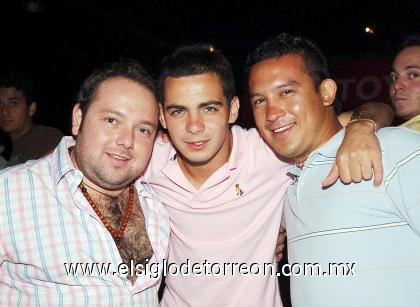 09092006 
 Luciano Arriaga, Ricardo Diez y Jesús Byrnes
